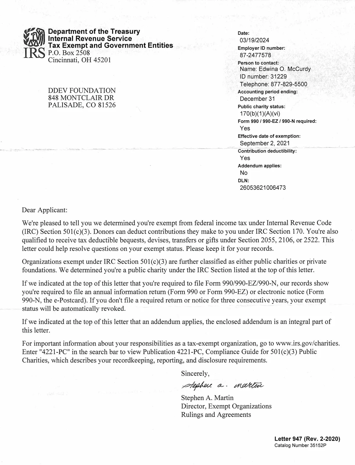 US 501(c)(3) non-profit