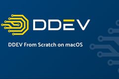 Screen grab of DDEV from Scratch on macOS video title frame